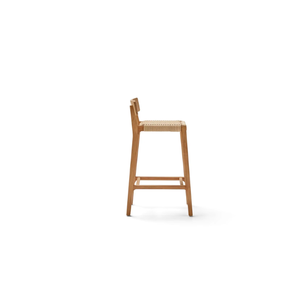 Bar <b>Stools</b> Solid Teak Wood for Kitchen Custom Wholesale - Product Image 6