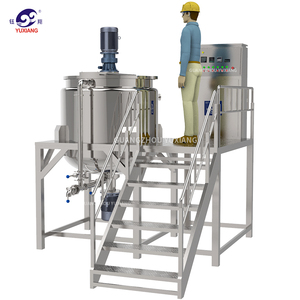 Thép không gỉ Tự động sưởi ấm chân không hút bột trộn hóa chất nhũ hóa homogenizer chất lỏng trộn Tank với Stirrer - Product Image 3