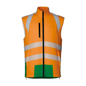 Chaleco de Seguridad Reflectante de Alta Visibilidad al por Mayor con Múltiples Bolsillos y Diseño de Malla con Cremallera para Trabajo al Aire Libre - Product Image 1