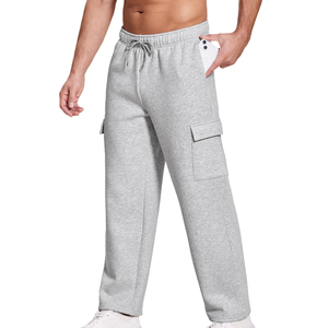 Mens Stylish Cargo <b>Jogger</b> Sweatpants <b>Slim</b> Fit Cotton Blend Track Pants With Side Utility Pockets Comfortable Casual Sportswear - Product Image 4