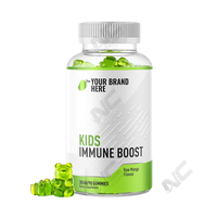 Bonbons gélifiés Nutricore de haute qualité pour renforcer l'immunité des enfants, complément alimentaire pour les enfants de 3 à 12 ans, achat en gros en marque privée, non