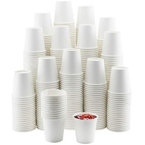 Gobelets en papier blanc écologiques pour cliniques et services d'accueil, gobelets en papier de 3 oz pour hôtels, salons et usage dentaire - Product Image 1