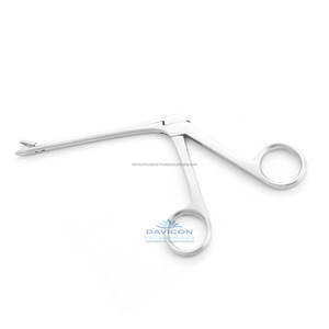 SURGICAL STAINLESS STEEL WILDE ETHMOID EXENTERATION FORCEPS 5.5MMX11MM JAWS, 4 1/2IN - Product Image 4