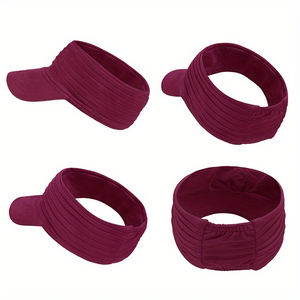 หมวกเบสบอลทรงสปอร์ตสำหรับฤดูใบไม้ผลิและฤดูร้อน หมวกกันแดดสำหรับผู้ใหญ่ ใช้ได้ทั้งชายและหญิง แห้งเร็ว เหมาะสำหรับกิจกรรมกลางแจ้ง พร้อมหัวเข็มขัดทองแดง - Product Image 5