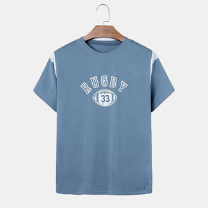 Conjunto Deportivo de Verano para Hombre, Camiseta con Combinación de Colores y Pantalones Cortos, 2 Piezas, Personalizado, Precio Bajo - Product Image 3