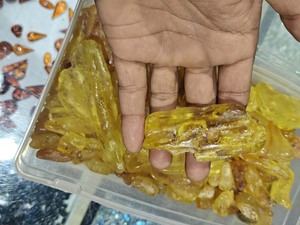 Piedras Ámbar Amarillas Naturales Hechas a Mano, Trozos de Ámbar Crudo, Gemas Sueltas, Suministros para Joyería, Venta al Por Mayor - Product Image 3