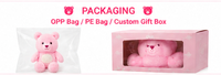 Peluche Lapin Mignon en Tissu Velboa, Jouet en Peluche Doux, Poupée Lapin en Peluche, Sûr pour Bébé, Jouet Lapin de Pâques Kawaii