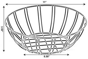 Panier à fruits en métal design pour la cuisine, pour l'organisation de la table, avec un style contemporain et une qualité durable - Product Image 6
