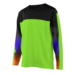 Jersey de Carreras BMX de Diseño Personalizado, Calidad Premium, Largo, Transpirable, Estampado, para Hombre, Ropa para Motociclismo y Automovilismo - Product Image 1