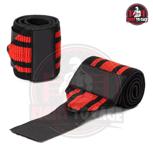 Premium Quality Red & <b>Black</b> Color Heavy Duty Classical Product Elastic Wrist Support Strap With Custom weightlifting hand <b>wrap</b> - Product Image 2