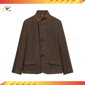 เสื้อเบลเซอร์ผู้หญิงคุณภาพสูง ทรงเข้ารูป คอจีน กระดุมแถวเดียว แขนยาว น้ำหนักเบา ระบายอากาศได้ดี ผลิตในประเทศปากีสถาน - Product Image 3