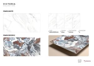 Azulejos de porcelana de primera calidad con superficie adhesiva, tamaño 600x1200, formato grande para pisos y paredes, para interiores de lujo. - Product Image 5