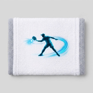 Custom Logo Dual Layer Flat Micro Synthetic Athletic <b>Wristband</b> Low Profile Moisture Wicking Sports Sweatband OEM ODM - Product Image 2