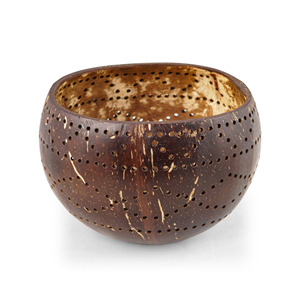 Décorations de mariage, centres de table, porte-bougies en coquille de noix de coco, prix d'usine, porte-bougies à thé naturels - Product Image 1