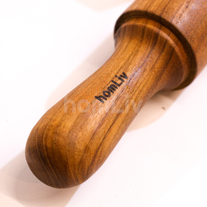 Natural Teak Wood <b>Rolling</b> <b>Pin</b> Sustainable Food Safe No Paint and Varnish Halal Customized Kitchen - Product Image 5