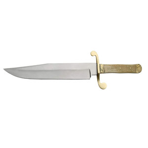 Cuchillo Bowie de Acero Inoxidable, Hoja Fija de Espiga Completa con Funda de Cuero, Herramienta para Caza, Camping y Aventuras al Aire Libre - Product Image 4