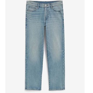 High Street Men's <b>Summer</b> Slim-Fit Ripped Jeans Stretch Denim <b>Trousers</b> Straight Washed - Product Image 5