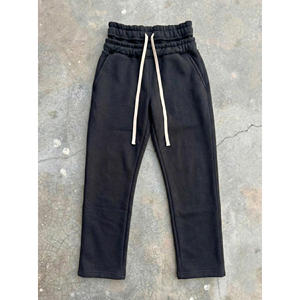 Pantalon de survêtement personnalisé pour homme, coupe large, en coton French Terry, style jogger, taille double, coupe droite, évasé - Product Image 6