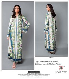 Conjunto de Shalwar Kameez de algodón con estampado elegante, ajuste perfecto para tallas XL (42) XXL (44), tela suave importada para ropa India pakistaní - Product Image 3