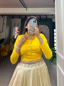 Último Diseño de Fatema, Lehenga Choli Personalizable con Estampado Floral de Seda Dola para Mujer, Estilo Coordinado, Moda India para Fiestas - Product Image 6