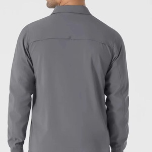 Medical Intern Long Sleeve Scrub <b>Set</b> V Long Sleeve Top with Pockets and Matching Pants Comfortable <b>Doctor</b> Nurse Uniform - Product Image 1