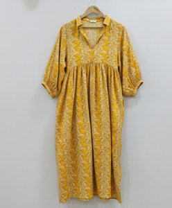 Robe élégante et unique pour femme, idéale pour l'été, le printemps et l'automne, robe longue à manches longues avec imprimé floral, ensemble de robes midi tendance - Product Image 6