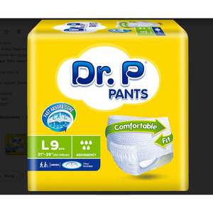 Couches pour adultes TENA Dr. P Pants - Grande taille 9 par paquet - Product Image 1