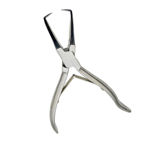 Pince à extensions capillaires pour micro-anneaux, outil de retrait de perles, 5,5 pouces de long, ouvre-perles micro, logo personnalisé - Product Image 1