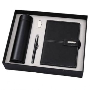 Wholesale Promotional Gifts Items <b>Note</b> <b>Book</b> Customizable Diary Business Thermos Cup Notebook Gift Set With Pen and Water Bottle - Product Image 1