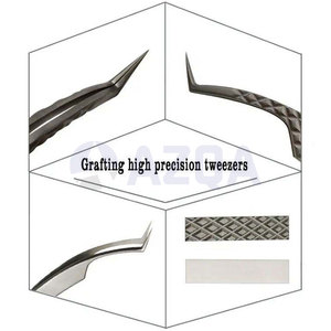 Pinzas de Acero Inoxidable de 12.8cm con Punta Curva para Aplicación Profesional de Extensiones de Pestañas, Gran Venta - Product Image 5