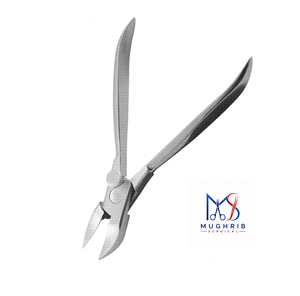 Coupe-ongles à ressort caché, avec verrouillage par vis, finition mate, acier inoxydable, lame droite tranchante de 11,5 cm - Product Image 4