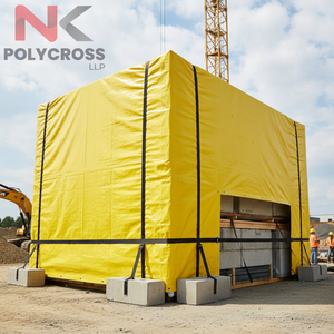 Bâche en plastique durable de grande taille pour l'agriculture, l'aménagement paysager, les événements en plein air et les applications de couverture de marchandises - Utilisation à l'exportation - Product Image 6