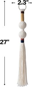 Macrame <b>Wall</b> <b>Hanging</b> <b>Boho</b> Decor Yarn <b>Wall</b> Art Small Sphericity Cotton Textile - Product Image 2
