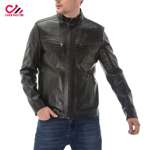 Men's Premium Quality Leather <b>Jacket</b> Fashionable <b>Sheepskin</b> Leather <b>Jacket</b> Winter Motorcycle Racing Leather <b>jacket</b> for men - Product Image 2