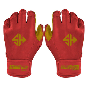 Guantes de Bateo de Béisbol de Grado Profesional, Personalizados, de Cuero de Cabra, Agarre Fuerte, para Adultos, Guantes de Bateo de Softbol de Fábrica - Product Image 1
