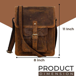 Sacs à bandoulière en cuir de qualité supérieure, fabriqués en usine, à prix bas, durables, avec un seul compartiment, dernier design - Product Image 3