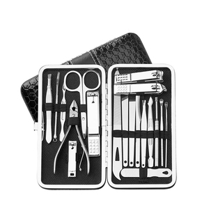 8pcs High Quality Manicure Set With Sharp Blades <b>Nail</b> Clipper Scissor for Baby Infant Foot Grooming Comes Leather Zipper <b>Case</b> - Product Image 1