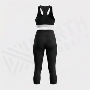 Conjunto de Yoga sin Costuras de Secado Rápido para Mujer, Sujetador Deportivo Reversible, Leggings Transpirables, Ropa Deportiva, Color Personalizado - Product Image 2