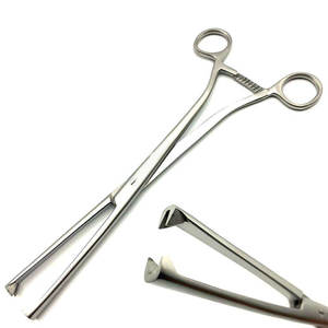 Pinzas Meseux de Acero Inoxidable Premium, Instrumento Quirúrgico Ginecológico, Pinzas Meseux Médicas para Sujeción Cervical, Herramienta Quirúrgica - Product Image 1