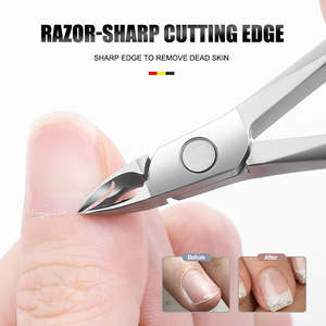 Coupe-cuticules professionnel en acier inoxydable de haute qualité Nghia, taille 5/1, personnalisé, tranchant, fabriqué au Pakistan, avec boîte - Product Image 4