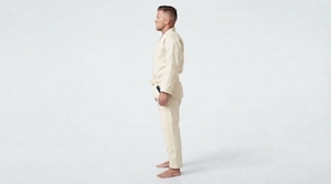 Men Martial Arts Training Sportswear Comfortable <b>Jacket</b> And Long Pants Uniform Set - Product Image 2