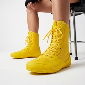 Dumela Adult Customizable Boxing <b>Boots</b> Leather <b>High</b> <b>Top</b> Training Shoes Eco-Friendly Breathable Comfortable Durable - Product Image 2