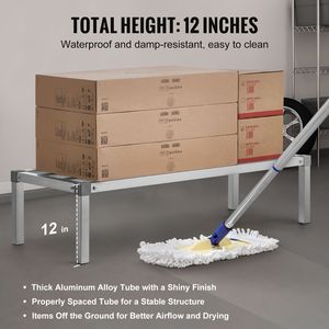 Scaffalatura Commerciale per Alimenti 48FT X 20FT, Scaffale in Alluminio Interamente Saldato 12FT, Capacità 1000 Libbre, Scaffali Impilabili per Stoccaggio - Product Image 6