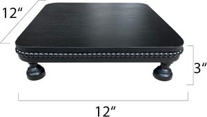 organic wood <b>tray</b> home styling wooden <b>tray</b> <b>table</b> decor wood slice natural bark edge <b>tray</b> wooden base display <b>tray</b> - Product Image 2