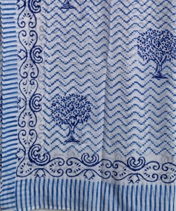 Sarong indien floral 100% coton fait main, paréo de plage léger pour femme, essentiel pour les vacances, écharpe d'été bohème - Product Image 2