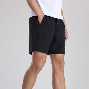 Pantalones Cortos Deportivos para Hombre, Color Gris Sólido, Talla XS, Cintura Elástica Media, Estilo Atlético con Bolsillos, Tejido de Poliéster Ecológico - Product Image 4