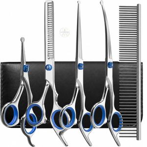 Professional Hairdressing Scissors Set with Thinning <b>Shears</b> and Comb for Salon Use - Product Image 6