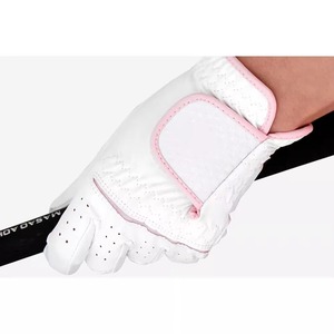 Guante de Golf de Cuero Genuino Transpirable de Alta Calidad con Logotipo Personalizado para Zurdos, con Agarre Suave de Cabretta y Dedos Completos - Product Image 4