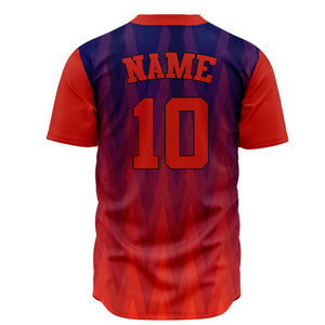 เสื้อซอฟต์บอลพิมพ์ลายแบบซับลิเมชั่น เสื้อเบสบอลปักลายทัคเคิลทวิลล์ เสื้อเบสบอลขายส่ง เสื้อแจ็คเก็ตเบสบอล - Product Image 2