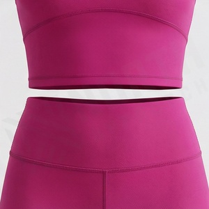 Conjunto de Yoga Premium para Mujer con Estampado Personalizado, Bra y Leggings Elegantes, Tallas Grandes, Decoración Bordada, Ropa Deportiva Informal para Gimnasio - Product Image 5